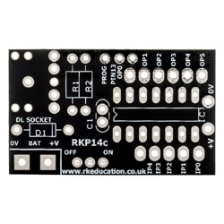RK Education RKP14c PICAXE/Genie Compatible Compact 14-Pin PIC Project PCB Only