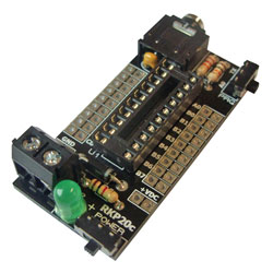 RK Education RKP20c PICAXE/Genie Compatible Compact 20-Pin PIC Project PCB Kit