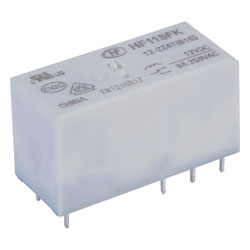 Hongfa HF115FK/12-2Z4T PCB Relay 12VDC DPDT 8A