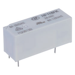 Hongfa HF118FK/24-H5T PCB Relay 24VDC SPST-NO 8A