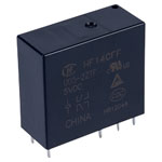 Hongfa HF140FF/005-2ZTF PCB Relay 5VDC DPDT 10A