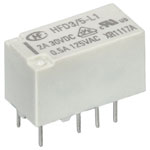 Hongfa HFD3/005-L1 PCB Signal Relay 5V DC Single Latching DPDT 2A