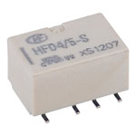 Hongfa HFD4/5-S PCB Signal Relay 5VDC DPDT 2A SMT Type