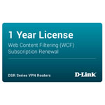 D-Link DSR-250-WCF-12-LIC Dynamic Web Content Filtering License 12-months