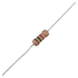 Royal Ohm CFR01SJ0152A10 1K5 5% 1W Axial Carbon Film Resistor