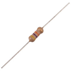 Royal Ohm CFR01SJ0473A10 47K 5% 1W Axial Carbon Film Resistor