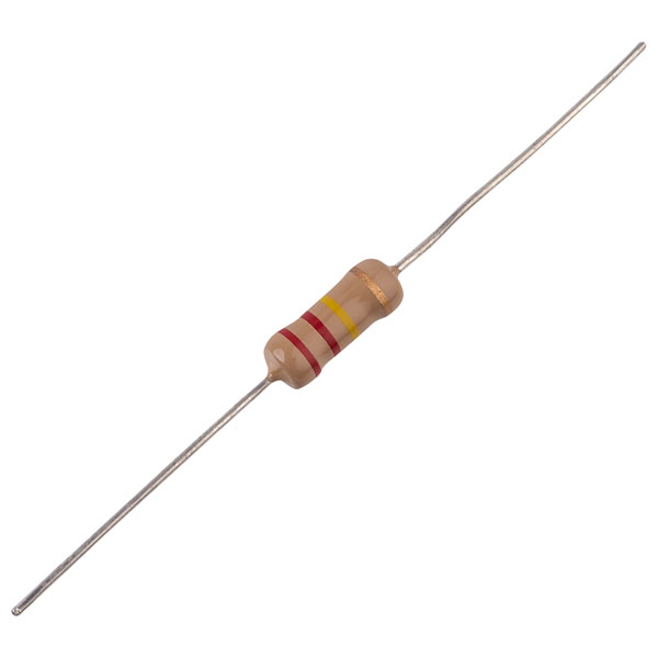 Royal Ohm CFR01SJ0224A10 220K 5% 1W Axial Carbon Film Resistor | Rapid ...