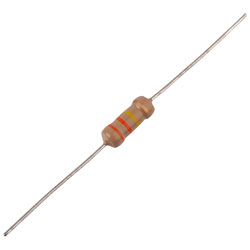 Royal Ohm CFR01SJ0334A10 330K 5% 1W Axial Carbon Film Resistor