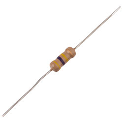 Royal Ohm CFR01SJ0474A10 470K 5% 1W Axial Carbon Film Resistor