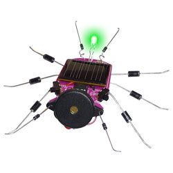 Whadda WSAK185 Solar Bug with Cricket Chirp Sound Build Your Own Kit