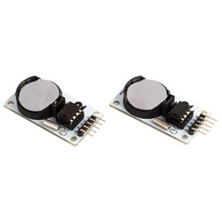 Whadda WPI301 Ds1302 Real-Time Clock Module / With Battery Cr2032 (2 Pcs)