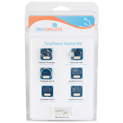 TinyCircuits ASK1002-R-LG-B TinyDuino Miniature Arduino Compatible Starter Kit