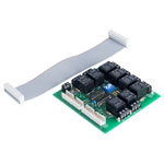 Custard Pi 6 Ready Built 6 Relay Card Ribbon Connector Raspberry Pi B, B+ & 2