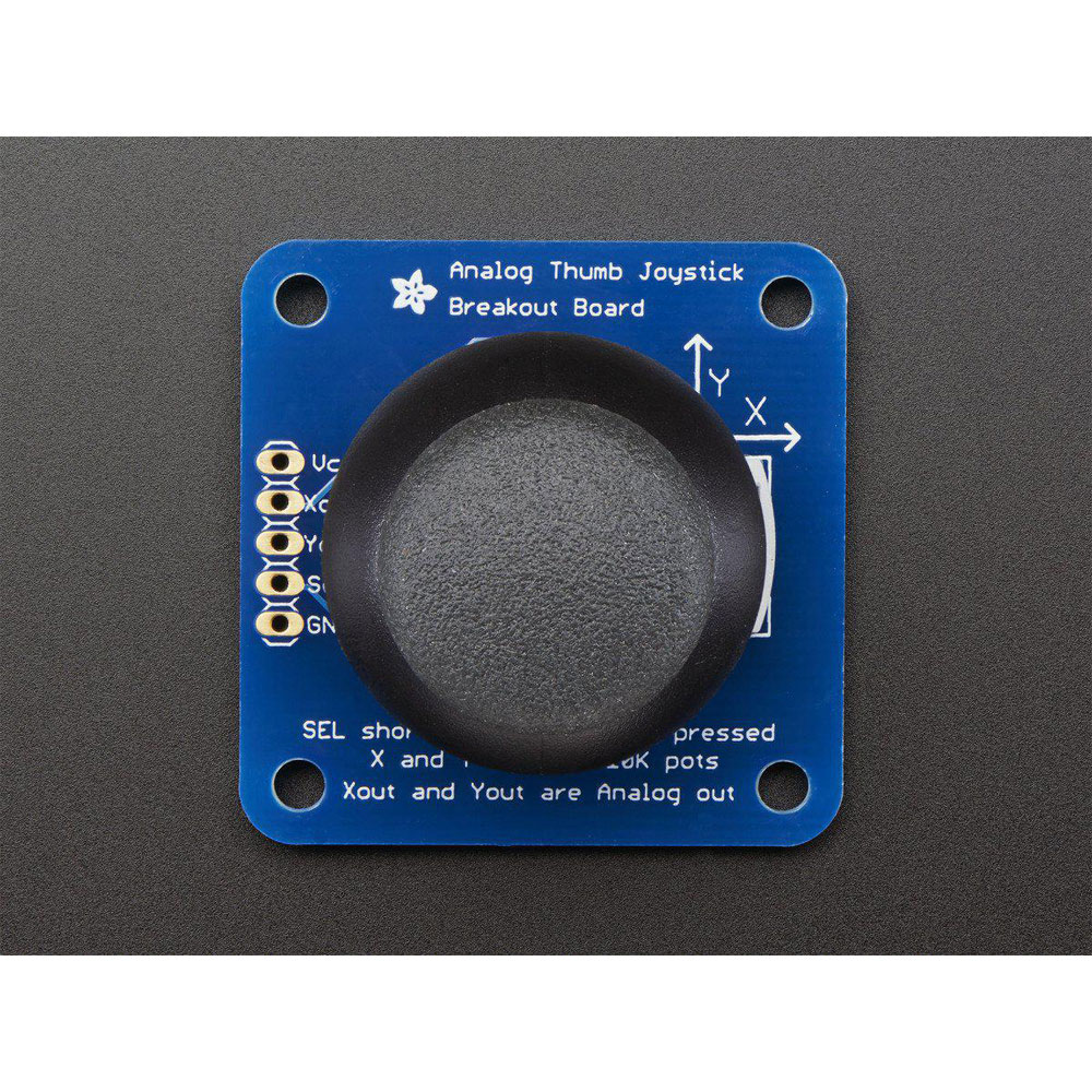 Adafruit 512 Analog 2axis Thumb Joystick with Select Button Rapid Online