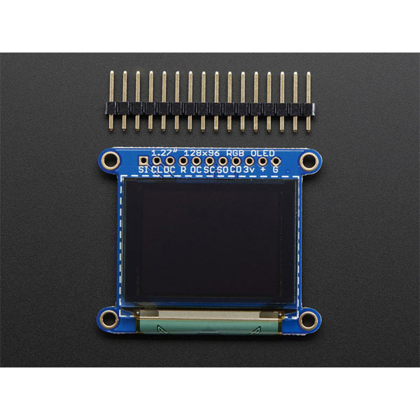 Adafruit 1673 OLED Breakout Board 16bit Colour 1.27in. with microSD