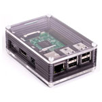 Pimoroni PIM148 Pibow 3 Ninja Case for Raspberry Pi (Pi 3B+, 3 & 2 )