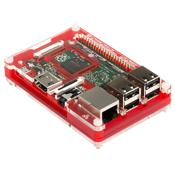 Pimoroni Pibow Coupé Raspberry Pi Model B+ and 2 Case | Rapid Electronics