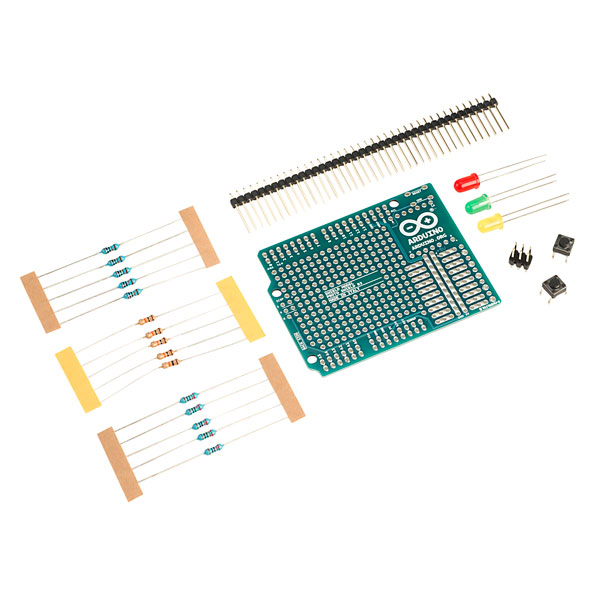 Arduino Proto Kit Rev3 Includes Components A000083 | Rapid Electronics