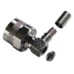 Amphenol TC-240-NMH-RA-D 50 Ohm  RA Plug Coaxial Connector