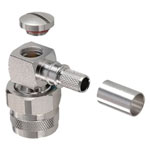Amphenol TC-240-TM-RA-D 50 Ohm  RA Plug Coaxial Connector