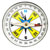 Eisco Plotting Compass, Glass Face, Aluminium Case, 2 Diameter Dial Marked