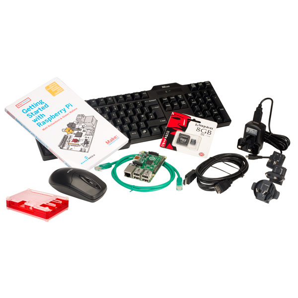 Raspberry Pi Pi+ Mid Level Starter Kit Intermediate Including Model B+ ...