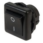 SCI R13-136A BLACK Rocker Switch SPST On-off Panel Mount 10A 125VAC/6A 250VAC