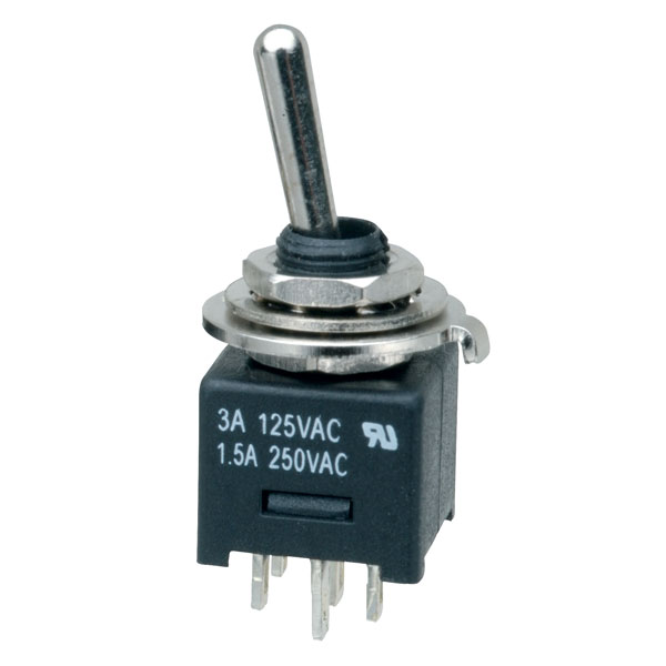 SCI MTE202A1 DPDT Sub-miniature Toggle Switch