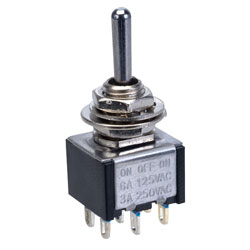 SCI TA203A1 DPDT C/o Min Toggle Switch