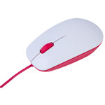 Raspberry Pi RPI-MOUSE-RED/WHITE Mouse Red/White