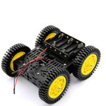 Seeed 110990087 All Metal Chassis 4WD Robot Kit (ATV) Includes Motors & Fixings