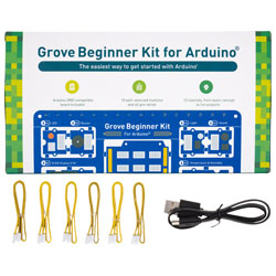 Seeed Grove Beginner Kit for Arduino with 10 Sensors and 12 Projects