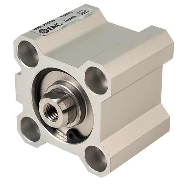 SMC CQ2B25-10S Single Action Pneumatic Compact Cylinder 25mm Bore 10mm  Stroke | Rapid Online