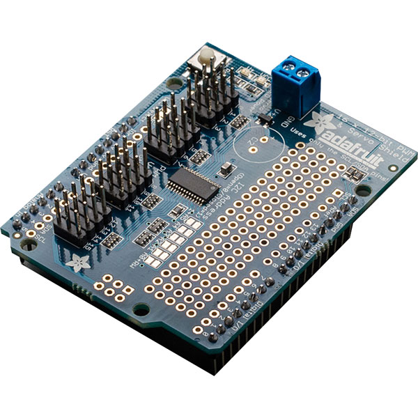  1411 Servo / PWM Shield 16 Channel 12-bit I2C Interface for Arduino