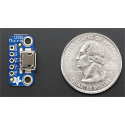 Adafruit 1833 USB Micro B Breakout Board | Rapid Online