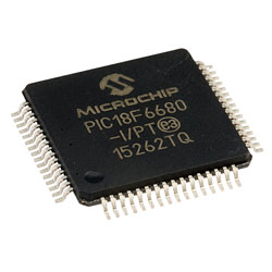 Microchip PIC18F6680-I/PT 8-bit Microcontroller 40MHz TQFP64