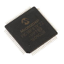 Microchip PIC18F87K22-I/PT 8-bit Microcontroller 64MHz TQFP80