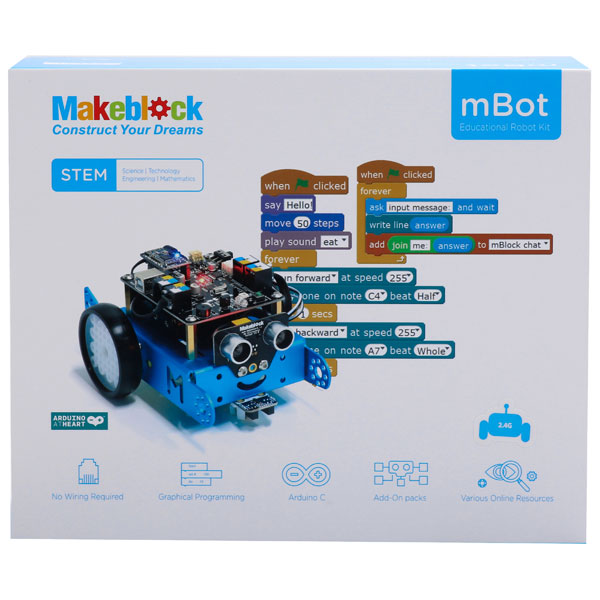 mBot Robot kit for Beginners to Learn Block Based Coding and  Arduino｜Makeblock