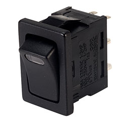 SCI R13 66AE 02 SPST Rocker Switch with LED