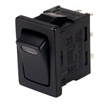 SCI R13 66AE 02 SPST Rocker Switch with LED Rapid Online