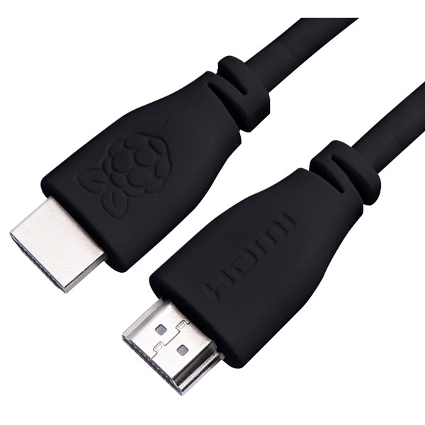 Image of Official Raspberry Pi Black HDMI Lead 1m