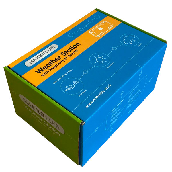 Maker Life MLK005 Weather Station Kit Includes Pi Zero W Rapid Online