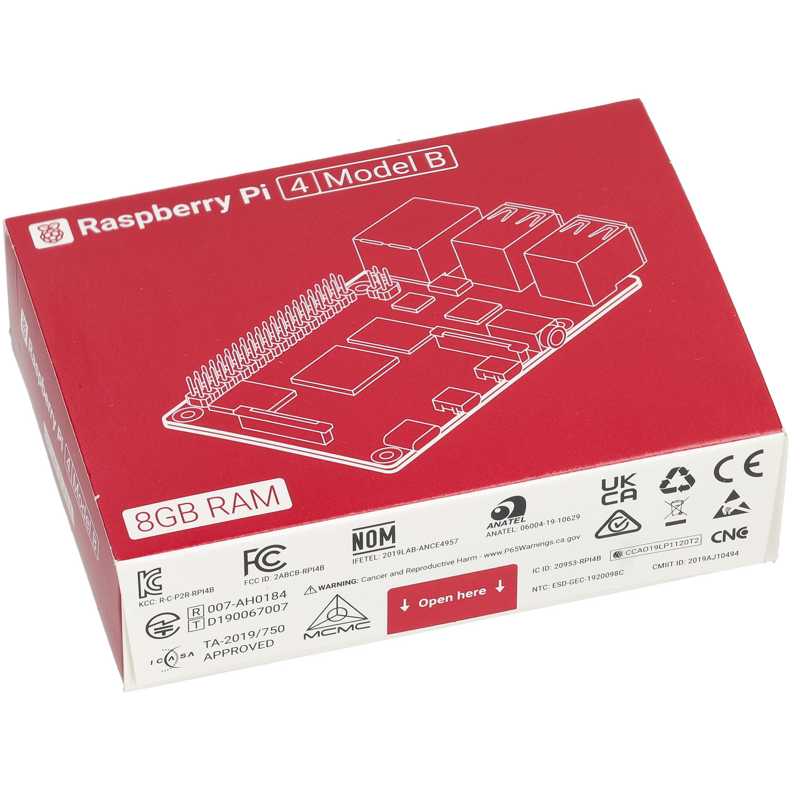 Raspberry Pi 4 Model B 8GB 64-bit Quad-Core Single Board Raspberry Pi 4 Model B 8GB 64-bit Quad-Core Single Board