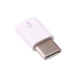 Raspberry Pi 4 USB Adapter, Female Micro USB To Male USB-C, White