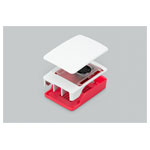 Raspberry Pi SC1159 Pi 5 Case Red and White