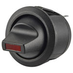 TruComponents 751453 Toggle switch On/Off SPST Illuminated Green  Panel Mount