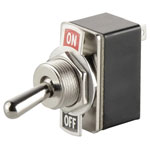TruComponents 751455 Toggle switch Panel Mount Off/On SPST Quick Connect