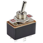 TruComponents 751456 Toggle switch Panel Mount On/On DPDT Quick Connect