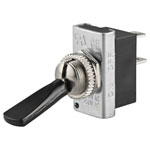 TruComponents 751457 Toggle switch Panel Mount Off/On SPST Quick Connect Lever