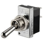 TruComponents 751460 Toggle switch Panel Mount Off/On SPST Quick Connect